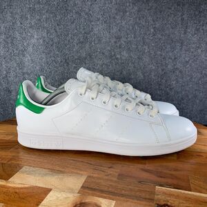 Adidas Stan Smith Spikeless Golf Shoes Mens 11.5 White Green Primegreen Sneakers